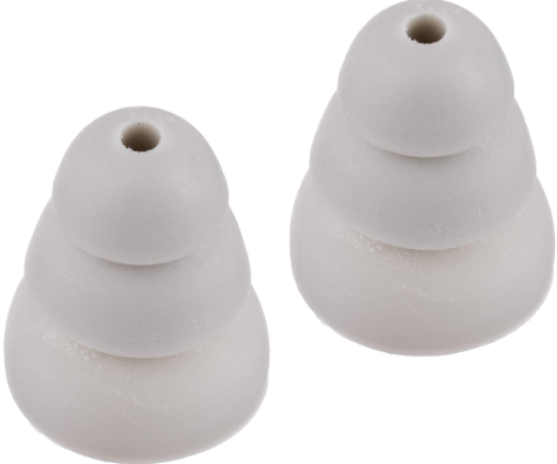 Etymotic ER38-18 Gray Triple-Flange Tips for ER4, 6i, HF2, HF3, HF5, Ety-Com and More! (Pack of 5 pairs)