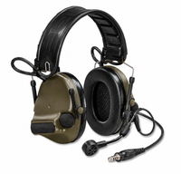 PELTOR™ ComTac™ VI NIB Headset, Headband, 23 dB/20 dB NRR, Green