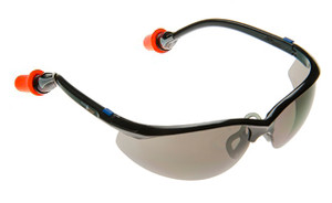 Plugs Safety Glasses with Gray Lens and Durafoam Ear Plugs (NRR 30/SNR 35) Plugs Safety Glasses with Gray Lens and Durafoam Ear Plugs (NRR 30/SNR 35)