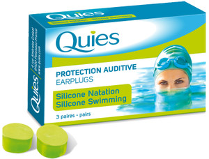 Quies Moldable Silicone Ear Plugs for Swimmers (3 Pairs) Quies Moldable Silicone Ear Plugs for Swimmers (3 Pairs)