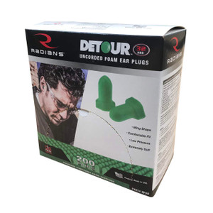 Radians Detour™ FP30 UF Foam Ear Plugs (NRR 32) (Case of 2000 Pairs) Radians Detour™ FP30 UF Foam Ear Plugs (NRR 32) (Case of 2000 Pairs)