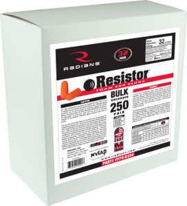 Radians Resistor 32 FP70 UF Foam Ear Plugs (NRR 32) (250 Pair Dispenser Refill Pack) Radians Resistor 32 FP70 UF Foam Ear Plugs (NRR 32) (250 Pair Dispenser Refill Pack)