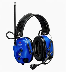 3M Peltor MT73H7A4D10NA-50 WS LiteCom PRO III Intrinsically Safe Communications Headset with Built-In Two-Way Radio (NRR 28)