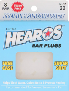 Hearos Moldable Silicone Ear Plugs (8 Pairs) Hearos Moldable Silicone Ear Plugs (8 Pairs)