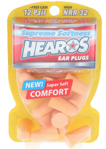 Hearos Supreme Softness Hearing Protection (12 Pairs) Hearos Supreme Softness Hearing Protection (12 Pairs)