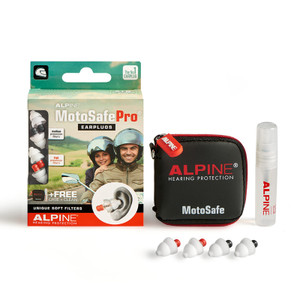 Alpine MotoSafe Pro Motorcycle Ear Plugs (2 Different Pairs - SNR 17/20) Alpine MotoSafe Pro Motorcycle Ear Plugs (2 Different Pairs - SNR 17/20)