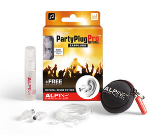 Alpine PartyPlug Pro Natural Ear Plugs Alpine PartyPlug Pro Natural Ear Plugs
