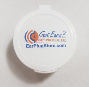 Got Ears? Logo White Ear Plug Case Got Ears? Logo White Ear Plug Case