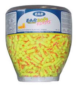 3M E-A-R 391-1010 EarSoft Blast UF Foam Ear Plugs Dispenser Refill (NRR 33) (Bottle w/500 Unwrapped Pairs) 3M E-A-R 391-1010 EarSoft Blast UF Foam Ear Plugs Dispenser Refill (NRR 33) (Bottle w/500 Unwrapped Pairs)