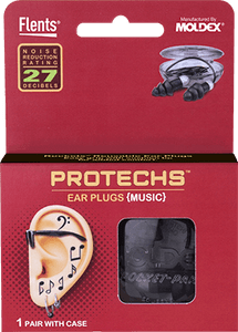 Flents PROTECHS Music Reusable Ear Plugs (NRR 27) Flents PROTECHS Music Reusable Ear Plugs (NRR 27)