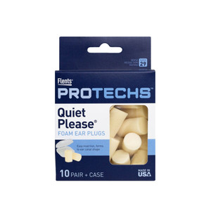 Flents ProTechs Quiet! Please UF Foam Ear Plugs (NRR 29) (10 Pairs) Flents ProTechs Quiet! Please UF Foam Ear Plugs (NRR 29) (10 Pairs)
