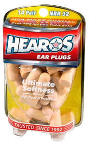 Hearos 5210 Original Formulation Ultimate Softness Series Foam Ear Plugs (NRR 32) (14 Pairs) Hearos 5210 Original Formulation Ultimate Softness Series Foam Ear Plugs (NRR 32) (14 Pairs)