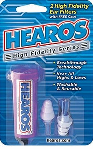 Hearos Earplugs Hi-Fi Natural Sound Musician's Ear Plugs (NRR 12) Hearos Earplugs Hi-Fi Natural Sound Musician's Ear Plugs (NRR 12)