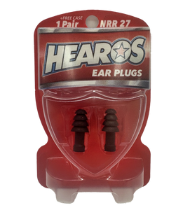 Hearos 309 New Rock 'N Roll Reusable Ear Plugs (NRR 27) (1 Pair w/ Case) Hearos 309 New Rock 'N Roll Reusable Ear Plugs (NRR 27) (1 Pair w/ Case)