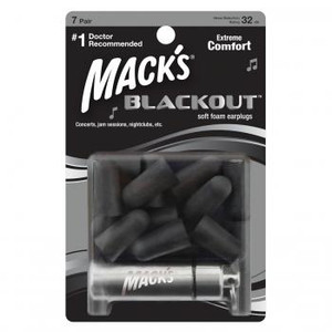 Mack's Blackout Foam Ear Plugs (NRR 32) (7 Pairs) Mack's Blackout Foam Ear Plugs (NRR 32) (7 Pairs)