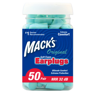 Mack's Original Soft Foam Ear Plugs (NRR 32) (Bottle of 50 Pairs) Mack's Original Soft Foam Ear Plugs (NRR 32) (Bottle of 50 Pairs)
