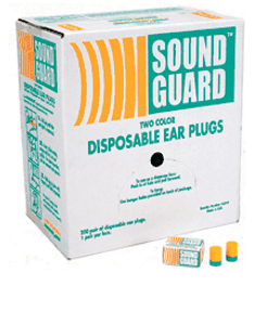 New Dynamics Sound Guard Two-Color PVC Foam Ear Plugs (NRR 29) (Case of 2000 Pairs) New Dynamics Sound Guard Two-Color PVC Foam Ear Plugs (NRR 29) (Case of 2000 Pairs)