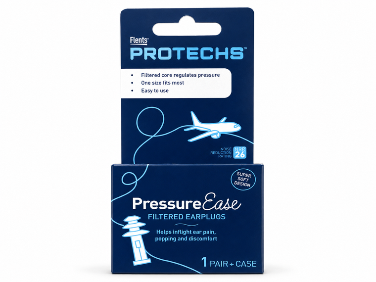 Flents Protechs Pressure Ease Filtered Earplugs (NRR 26)