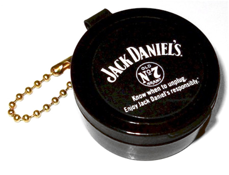 Custom Labeled Ear Plug Cases with Keychains and Ear Plugs--Full Color Digital Laser Printed Label On Each Case (Minimum Order of 100) (Free Ground Shipping Included!)