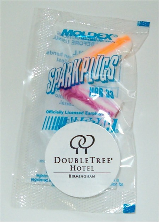 Custom Labeled Ear Plugs--Full Color Digital Laser Printed Label on Each Packet. (Minimum of 100 Pairs) (FREE Ground Shipping Included!)