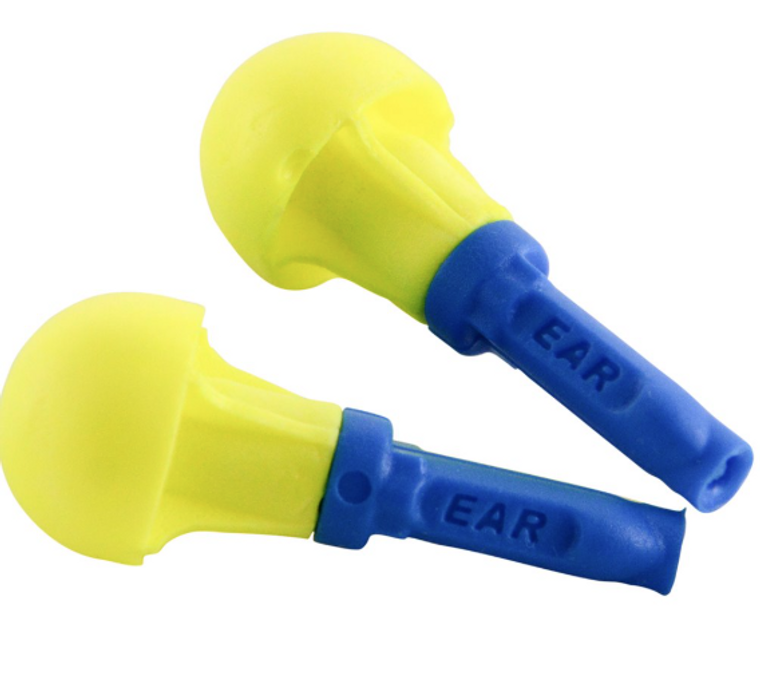 E-A-R Push-Ins No-Roll Foam Ear Plugs (NRR 28) (Case of 400 Pairs)