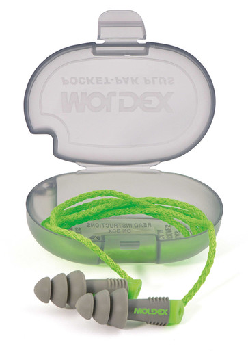 Moldex Alphas Reusable Ear Plugs - w/ Cord in Pocket-Pak Plus (NRR