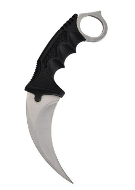 Includes sheath. Age restriction of 18 years and older. 3 1/2" blade length.