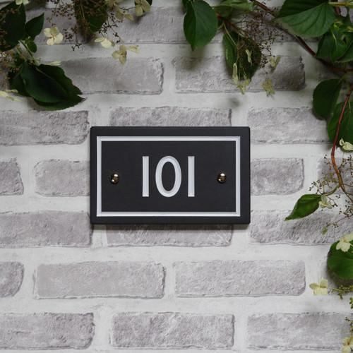 Small, Classic font, White