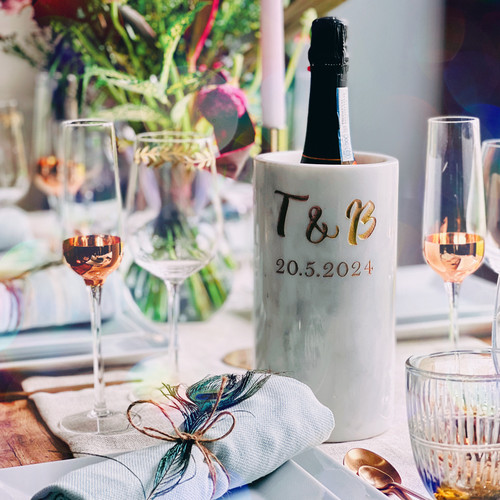 Monogram  Marble Wine and Champagne Cooler