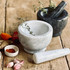 Dark Marble Classic Pestle and Mortar