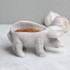 Marble Piggy  Salt and Pepper Pinch Pot