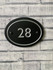 Slate Oval House Number