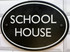 Oval, White Paint, Border, CAPITALS, Classic Font,