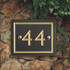 13cm x 10cm, Classic Font, Gold