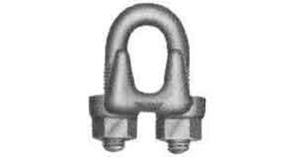 IMPA 230873 WIRE ROPE CLIP FORGED STEEL HEAVY PATTERN 50mm