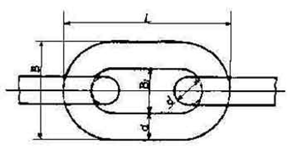 IMPA 231113 CHAIN STEEL GALVANISED 8mm SHORT LINK bundle of 30mtr