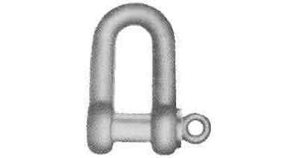 IMPA 230302 CHAIN SHACKLE SCREW PIN 27x30x42mm - 4 ton + cert.