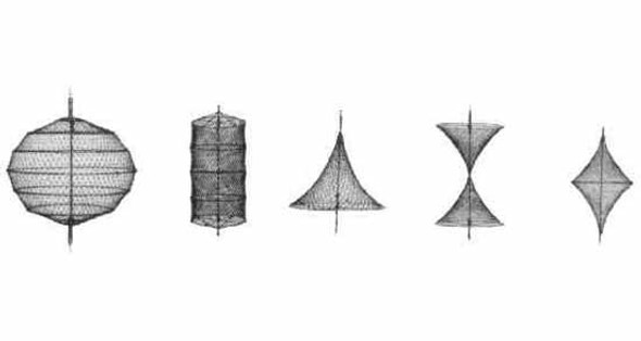 IMPA 370583 DAY SIGNAL CONICAL SHAPE NET FOLDING TYPE 60cms.