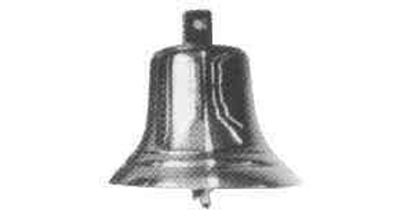 IMPA 370102 SHIPS BELL BRASS 30cm IMCO 110 dB with cert.