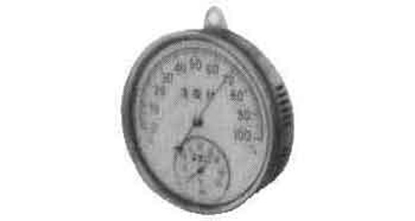 IMPA 370256 THERMO-HYGROMETER DIAL TYPE diam.100mm