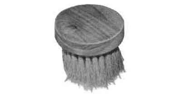 IMPA 510831 ROUND WINDOW BRUSH 50mm complete with wooden handle