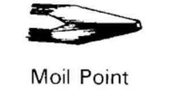 IMPA 590367 MOIL POINT CHISEL ROUND for chipping hammer pneum.