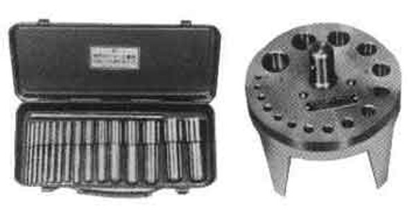 IMPA 613056 PUNCHING TOOL SET 6-38mm WITH DIES AND TABLE