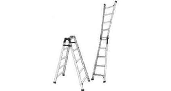 IMPA 617139 DOUBLE REFORM LADDER ALUMINIUM Length 4,10 mtrs