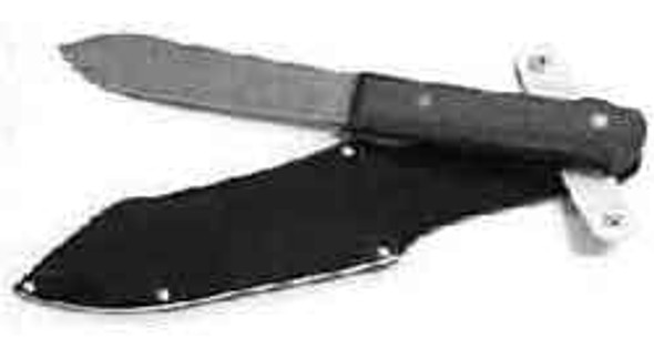 IMPA 611855 SAILORS' KNIFE in leather sheath   MORA