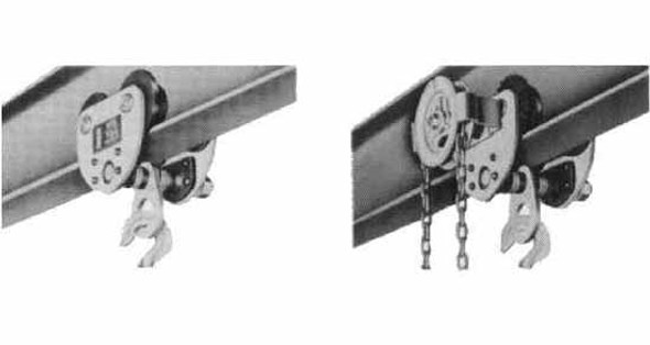 IMPA 615031 PLAIN TROLLY with cert. capacity 0,5 ton   DELTA