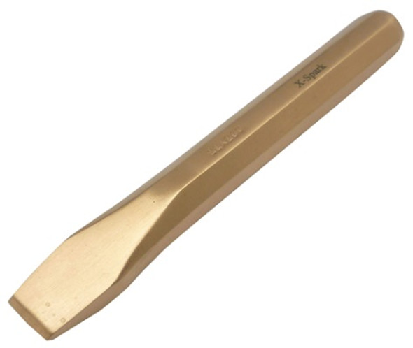 IMPA 615804 CHISEL COLD FLAT 200x19mm BRASS       NON-SPARK