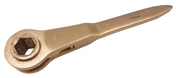IMPA 615641 WRENCH RATCHET & SPUD END 19mm ALU-BRONZE NON-SPARK