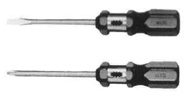 IMPA 612342 SCREWDRIVER RATCHET HANDLE SLOTTED+PHILLIPS+POZIDRIV