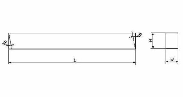 IMPA 632616 TOOL BIT High Speed Steel RECTANGULAR  6x10x160mm